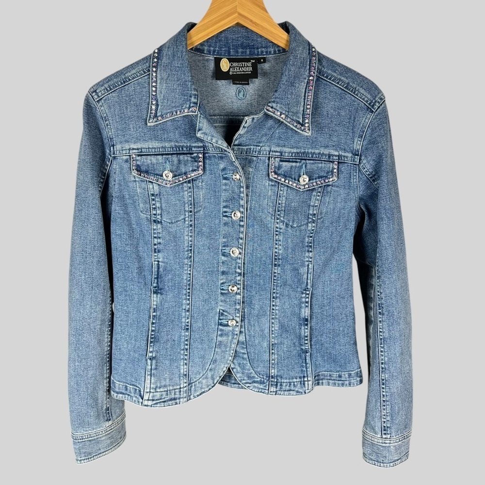 CHRISTINE ALEXANDER Denim Jacket.